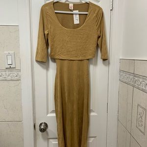 Very soft 🤎 beige dress size L